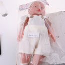 41cm Soft Vinyl High Simulation Baby Boy Doll in Suspenders & Socks Suit for Kids Gift