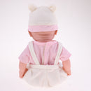 41cm Soft Vinyl High Simulation Baby Girl Doll in Suspender Skirt & Socks Suit for Kids Gift