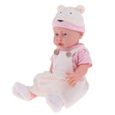41cm Soft Vinyl High Simulation Baby Girl Doll in Suspender Skirt & Socks Suit for Kids Gift