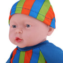 41cm Soft Vinyl High Simulation Baby Boy Doll in Blue Swimsuit Suit Suit for Kids Gift