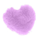 Heart Shape Stuffed Plush Throw Pillow Cushion For 1/3 Doll Toys Purple