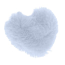 Heart Shape Stuffed Plush Throw Pillow Cushion For 1/3 Doll Toys Blue