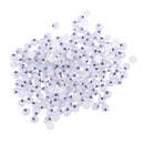 200pcs 5mm Black & White Plastic Safety Doll Toy Round Eyes for Kids DIY Accessories