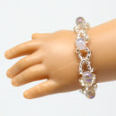 Beautiful Doll Artificial Beads Glass Bracelet For 18inch American Girl Doll