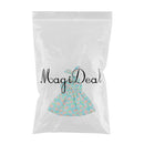 Trendy Summer Flower Dress & Hair Band Outfit for 18inch American Girl My Life Dolls Clothing Accessory Mint Green