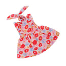 2pcs Stylish Clothes for 18inch American Girl Our Generation Doll Red Sleeveless Dress + Hair Band Party Dress Up