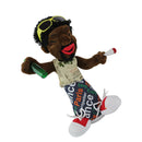 30cm Electronic Plush Jamaican Man Doll Toy Halloween Ornaments Desk Decor