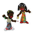 30cm Electronic Plush Jamaican Man Doll Toy Halloween Ornaments Desk Decor