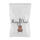 Dolls House Decoration Mini Wooden Guitar Model with Display Stand