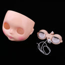 26cm 19 Joint Nude Body Doll & Faceplate & Whole Eye Set for 12inch Takara RBL Neo Blythe Custom DIY Making White