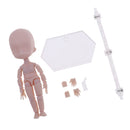 Polyarticular Turnable Nude Doll Body With Display Stand For Obitsu11 Dolls