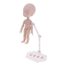 Polyarticular Turnable Nude Doll Body With Display Stand For Obitsu11 Dolls