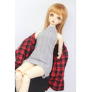 Fashion 1/3 Doll Clothes Black Soft Knit Sweater Vest T-shirt Outfit For 70cm uncle BJD for SD17 AOD AS DOD Dolls Gray