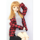 Fashion 1/3 Doll Clothes Black Soft Knit Sweater Vest T-shirt Outfit For 70cm uncle BJD for SD17 AOD AS DOD Dolls Gray