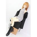 Fashion 1/3 Doll Clothes Black Soft Knit Sweater Vest T-shirt Outfit For 70cm uncle BJD for SD17 AOD AS DOD Dolls Gray