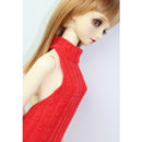 Fashion 1/3 Doll Clothes Black Soft Knit Sweater Vest T-shirt Outfit For 70cm uncle BJD for SD17 AOD AS DOD Dolls