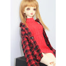 Fashion 1/3 Doll Clothes Black Soft Knit Sweater Vest T-shirt Outfit For 70cm uncle BJD for SD17 AOD AS DOD Dolls