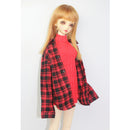 Fashion 1/3 Doll Clothes Black Soft Knit Sweater Vest T-shirt Outfit For 70cm uncle BJD for SD17 AOD AS DOD Dolls