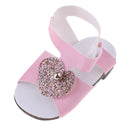 Stylish Pink Ankle Belt Sandals Shoes for 18inch American Girl Doll Summer Outfit