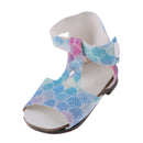 Trendy Sequins Sandals Summer Dress Up for 18inch American Girl Our Generation Dolls Flower Shoes
