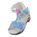 Trendy Sequins Sandals Summer Dress Up for 18inch American Girl Our Generation Dolls Flower Shoes