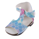 Trendy Sequins Sandals Summer Dress Up for 18inch American Girl Our Generation Dolls Flower Shoes