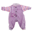 Fashion Doll Clothing Long Sleeve Jumpsuit for 14.5in American Girl Doll Light Purple