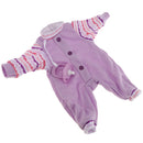 Fashion Doll Clothing Long Sleeve Jumpsuit for 14.5in American Girl Doll Light Purple