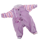 Fashion Doll Clothing Long Sleeve Jumpsuit for 14.5in American Girl Doll Light Purple