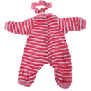 Fashion Doll Clothing Long Sleeve Jumpsuit with Hairband for 14.5in American Girl Doll Red