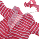 Fashion Doll Clothing Long Sleeve Jumpsuit with Hairband for 14.5in American Girl Doll Red