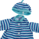 Fashion Doll Clothing Long Sleeve Jumpsuit with Hat for 14.5in American Girl Doll Blue