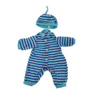Fashion Doll Clothing Long Sleeve Jumpsuit with Hat for 14.5in American Girl Doll Blue