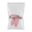 Fashion Doll Clothing Striped Jumpsuit with Teat for 16inch Salon Doll Pink & White