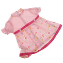 Lovely Pink Skirt with Flower Pattern for 18inch American Girl Doll Dress Up Decoration