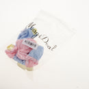 Fashion Doll Clothing Patchwork Jumpsuit for Mellchan Girl Doll Decor Pink & Blue