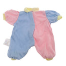 Fashion Doll Clothing Patchwork Jumpsuit for Mellchan Girl Doll Decor Pink & Blue
