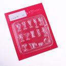 Set of 14pcs Clear Wine Glass Juice Cup for 1/12 Dollhouse Kitchen Tableware Accessories