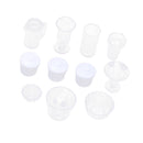 1/12 Dollhouse Miniature Tableware Clear Wine Glass Cups Set Kitchen Accessories Decor 11 Pieces
