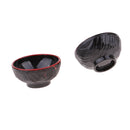10pc Kit 1/12 Dollhouse Miniature Japanese Bowl Tableware Accessory Decor
