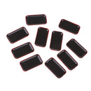 10pcs Retro Miniature Japanese Saucer for 1/12 Dollhouse Kitchen Tableware Model Black