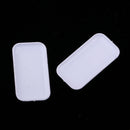 10pcs Retro Miniature Japanese Saucer for 1/12 Dollhouse Kitchen Tableware Model White