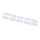 10pcs Retro Miniature Japanese Saucer for 1/12 Dollhouse Kitchen Tableware Model White
