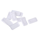 10pcs Retro Miniature Japanese Saucer for 1/12 Dollhouse Kitchen Tableware Model White