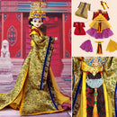 35cm Collectible BJD Empress Consort Wu Zetian Doll with Costume Stand Kits