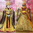 35cm Collectible BJD Empress Consort Wu Zetian Doll with Costume Stand Kits