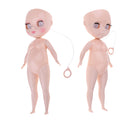 High Quality Fat Ferrite Nude Body Doll Head Faceplate Kit for 12inch RBL Blythe Takara Custom DIY Making Accessory