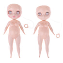 High Quality Fat Ferrite Nude Body Doll Head Faceplate Kit for 12inch RBL Blythe Takara Custom DIY Making Accessory