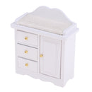Modern Design Wooden Cabinet For 1/12 Dolls House Accessory