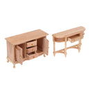 1/12 Dollhouse Miniature Furniture Sofa End Table Cabinet Floor Lamp Tea Set